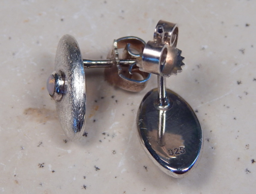 Opalohrring 925 SS