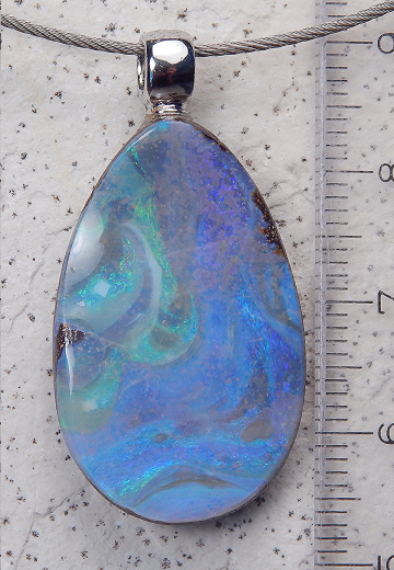 Boulderopal mit 925 SS Öse - Video