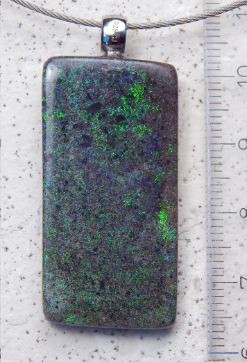 Andamooka Opal mit 925 SS Öse - Video