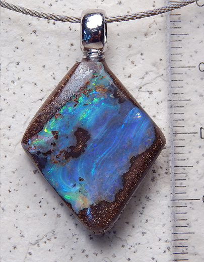 Boulderopal mit 925 SS Öse - Video