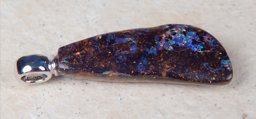 Boulderopal mit 925 SS Öse - Video