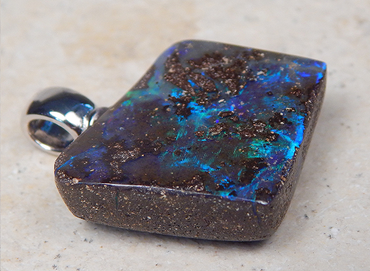 Boulderopal mit 925 SS Öse - Video