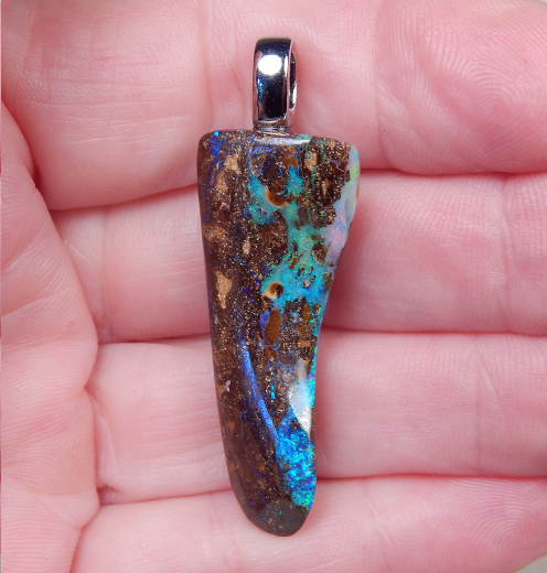 Boulderopal mit 925 SS Öse - Video