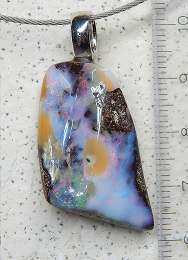 Boulderopal mit 925 SS Öse - Video