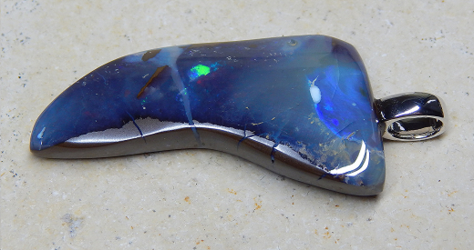 Boulderopal mit 925 SS Öse - Video