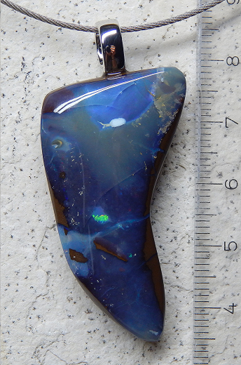 Boulderopal mit 925 SS Öse - Video
