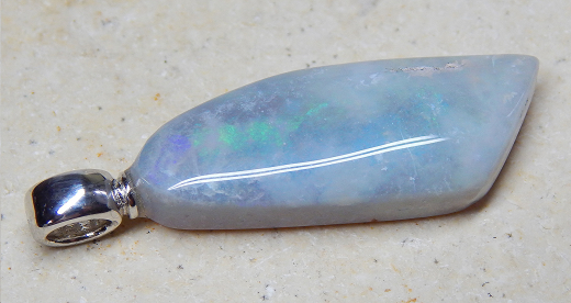 Grey Opal mit 925 SS Öse - Video