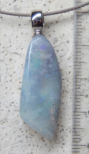 Grey Opal mit 925 SS Öse - Video
