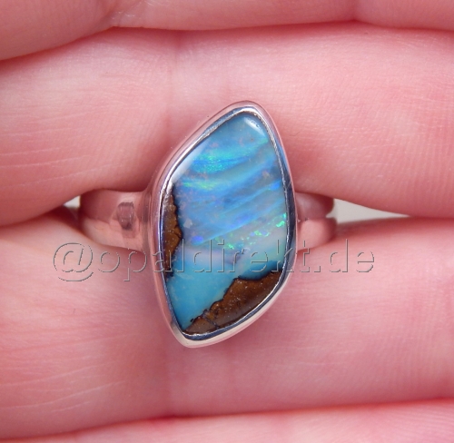 Designer-Opalring 925 SS - Video