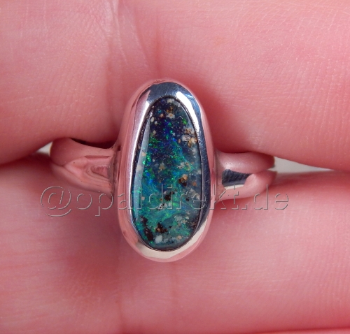 Designer-Opalring 925 SS - Video