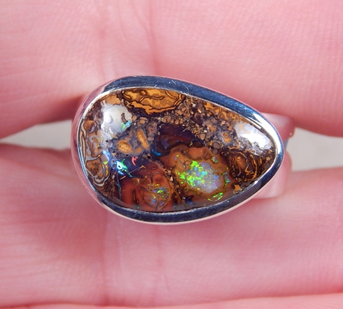 Designer-Opalring 925 SS - Video