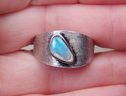 Designer-Opalring 925 SS - Video