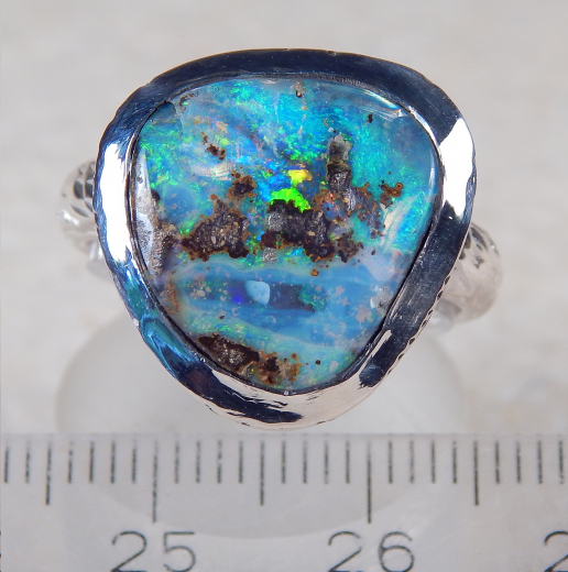 Designer-Opalring 925 SS - Video