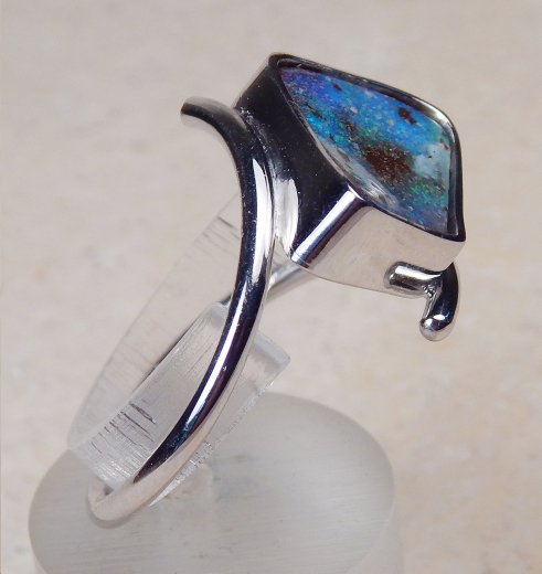 Designer-Opalring 925 SS - Video