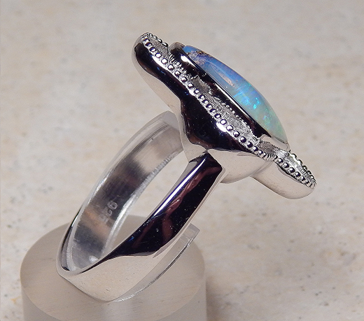Designer Boulder- Opalring 925 SS - Video
