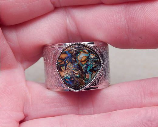 Designer Koroit- Opalring 925 SS - Video