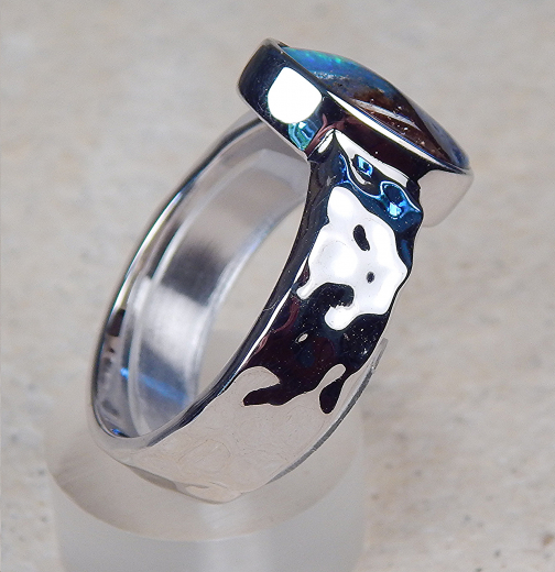 Designer Boulder- Opalring 925 SS - Video