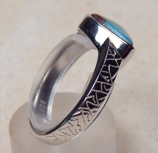 Designer Boulder- Opalring 925 SS - Video