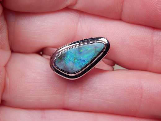 Designer Boulder- Opalring 925 SS - Video