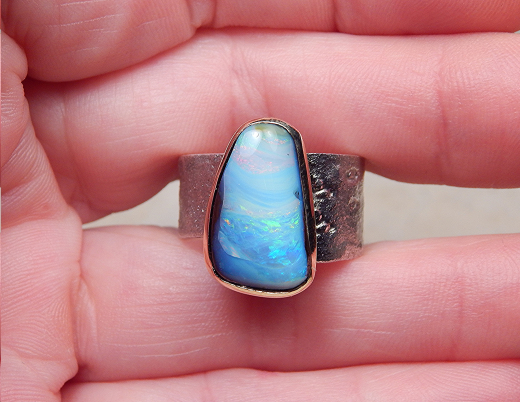 Boulder-Ring 925 SS & 585 GG - Video