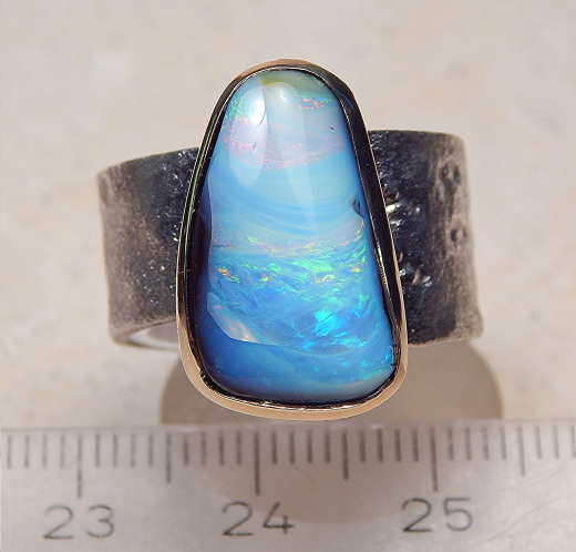 Boulder-Ring 925 SS & 585 GG - Video