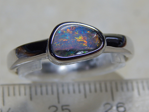 Designer Boulder- Opalring 925 SS - Video