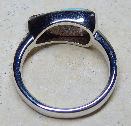 Designer Boulder- Opalring 925 SS - Video