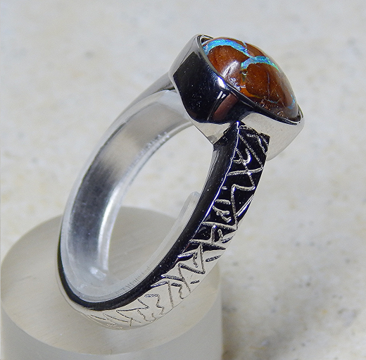 Designer Koroit- Opalring 925 SS - Video