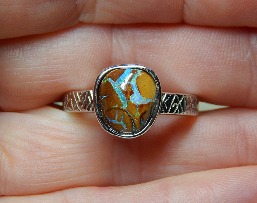 Designer Koroit- Opalring 925 SS - Video