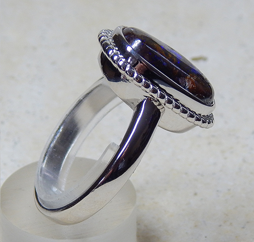 Designer Boulder- Opalring 925 SS - Video
