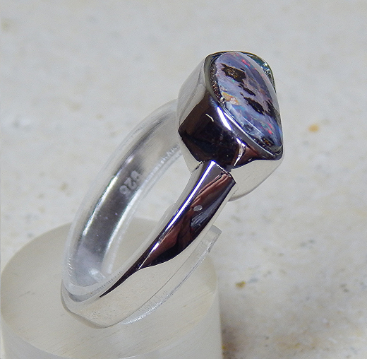 Designer Opal Ring in 925 SS - Video