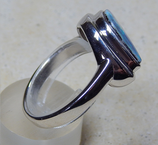 Designer Opal Ring in 925 SS - Video