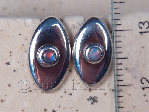 Opalohrring 925 SS