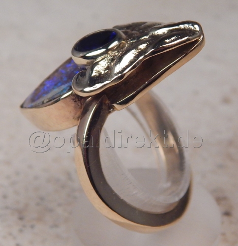 Designer Opalring in 585 GG - Video