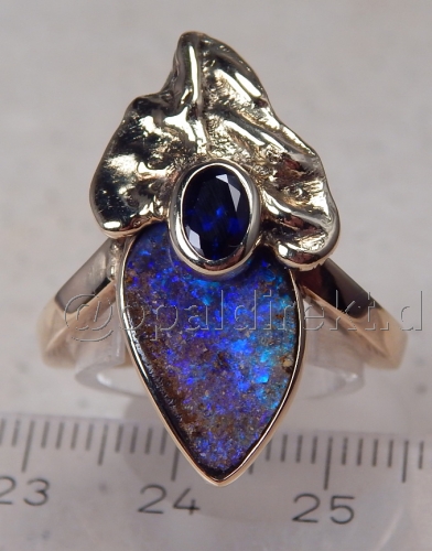 Designer Opalring in 585 GG - Video