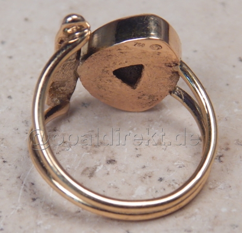 Opalring in 750 GG mit Brillanten - Video
