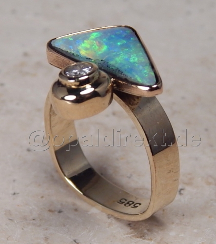 Opalring in 585 GG - Video