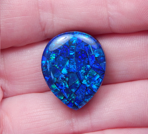 Gem-Mosaik 22 x 18 mm mit Bohrung - Video