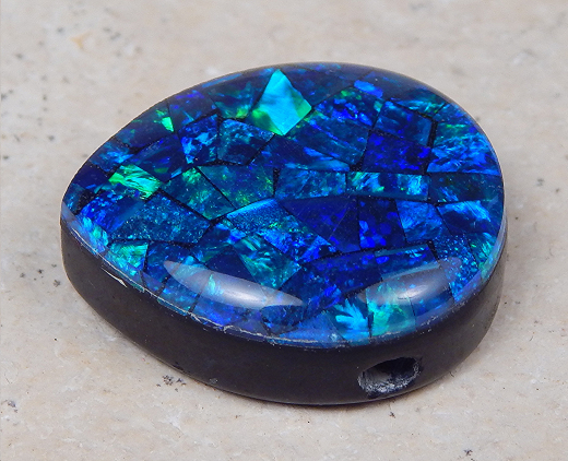 Gem-Mosaik 22 x 18 mm mit Bohrung - Video