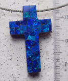 Opal Kreuz mit Bohrung - Video