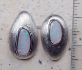 Weißopal- Ohrstecker 925 SS