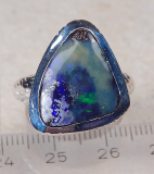 Designer-Opalring 925 SS - Video