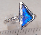 Designer-Opalring 925 SS - Video