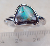 Designer Boulder- Opalring 925 SS - Video