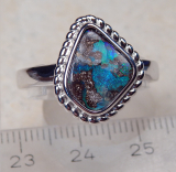 Designer Boulder Ring in 925 SS - Video