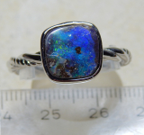 Designer Boulder- Opalring 925 SS - Video