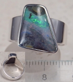 Opal Ring in 925 SS