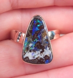 Opalring in 585 GG mit Diamanten - Video