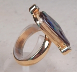 Opalring in 585 GG mit Brillanten - Video