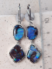 Boulder Opal - Brisuren 925 SS